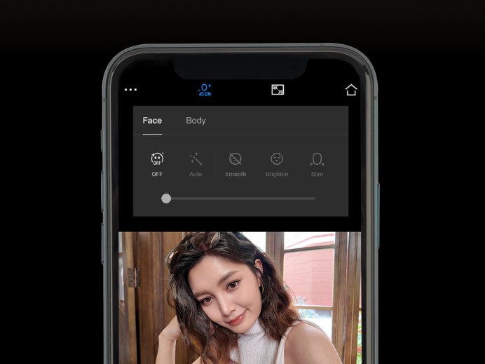 DJI 오즈모 포켓 뷰티모드