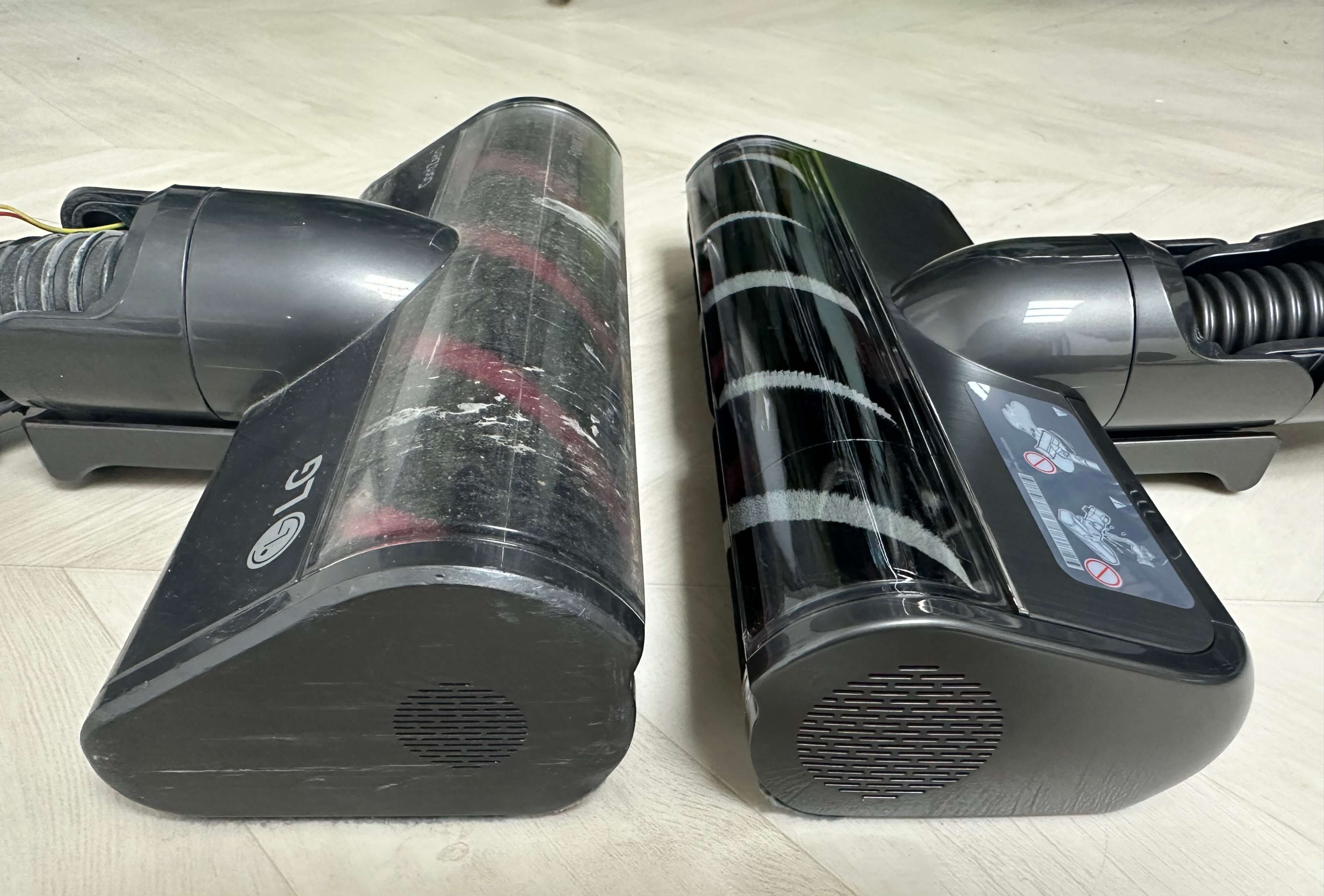 LG코드제로 A9 A9s 신형 마룻바닥 흡입구 - 구형 비교