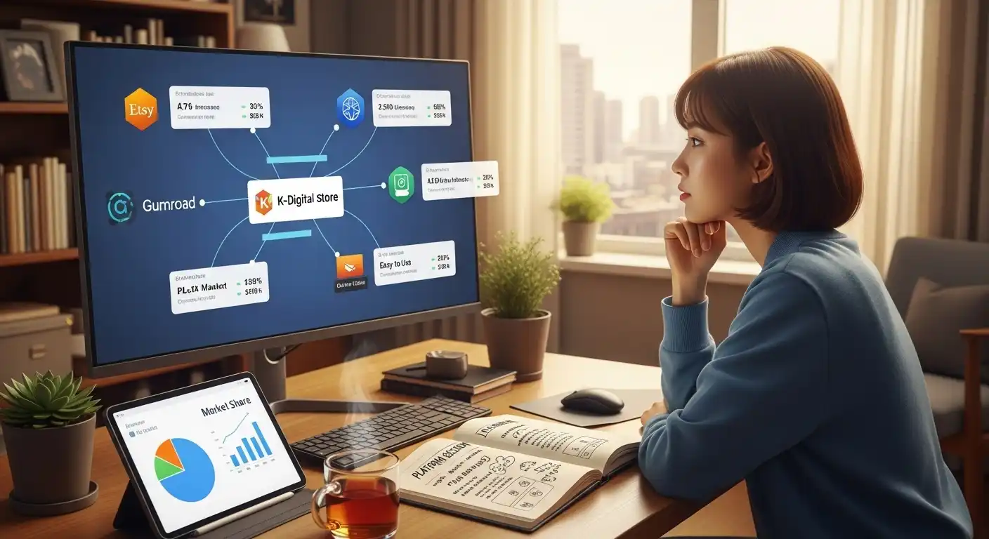 <img src="creator_strategically_selects_best_platform.webp" alt="창작자가 플랫폼을 전략적으로 선택하는 장면 이미지 입니다">