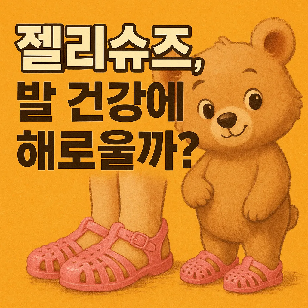 젤리슈즈, 발 건강에 해로울까? 족저근막염·평발·발 변형 예방법 총정리