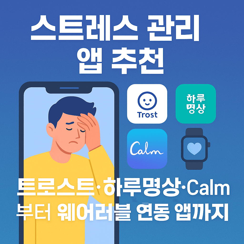 스트레스 관리 앱 추천에 대한 대표 이미지