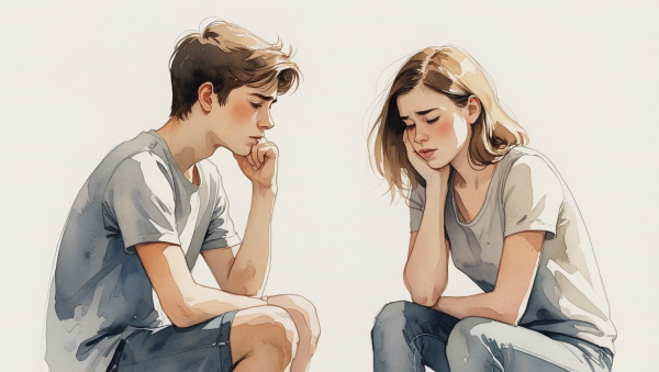 ESTP 청소년은 실수를 마주하거나 부정적인 감정을 느꼈을 때, 그것을 정면으로 바라보기보다는 다른 행동으로 덮으려는 경향이 있습니다에 관한 그림