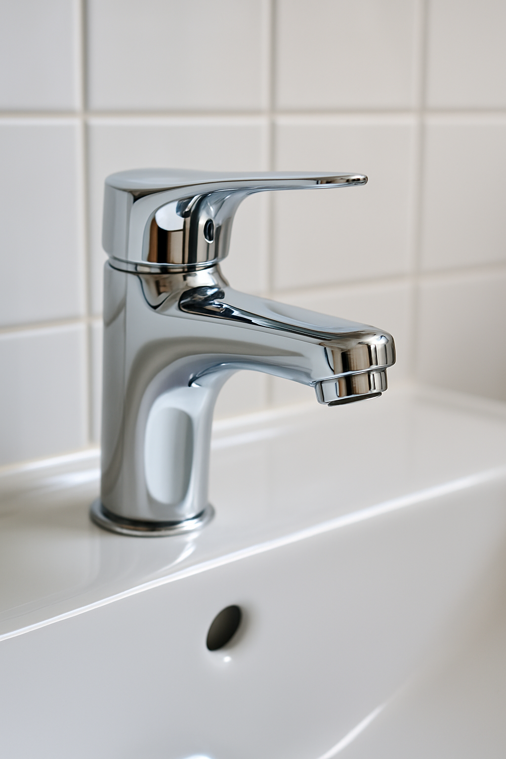 광택나는 수도꼭지