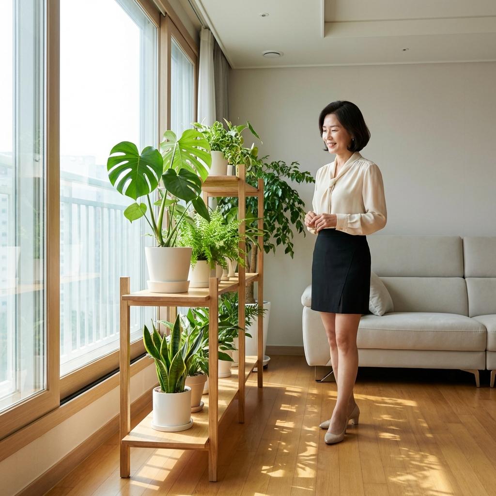 식물 광합성 효율 높이는 창가 수직 배치 노하우