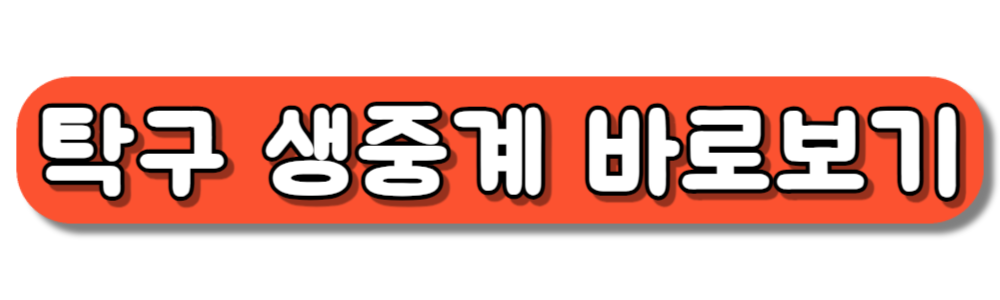 파리올림픽 탁구 신유빈 동메달 결정전 중계 바로보기