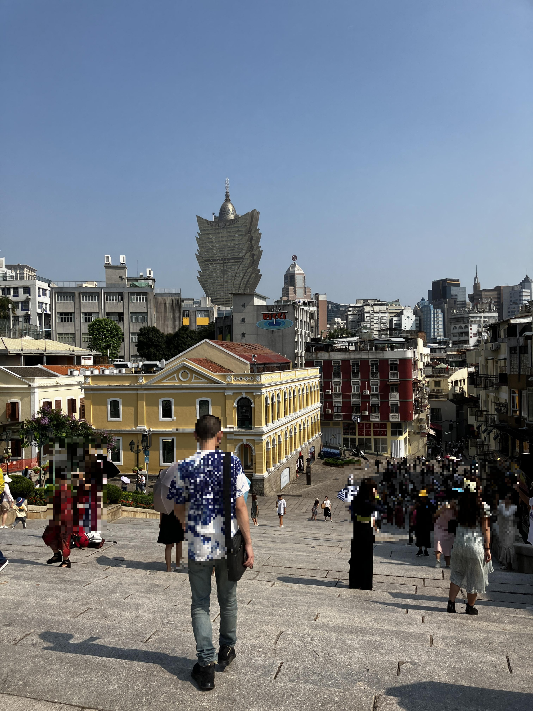 성바울성당에서 내려다보면 풍경