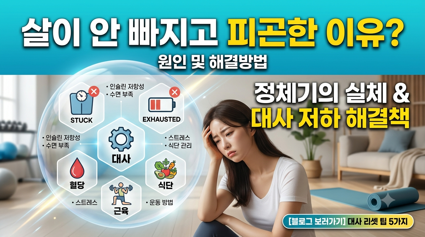 살이안빠지는원인