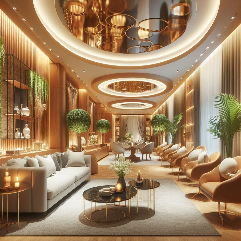 피부,체형관리 샵 배경