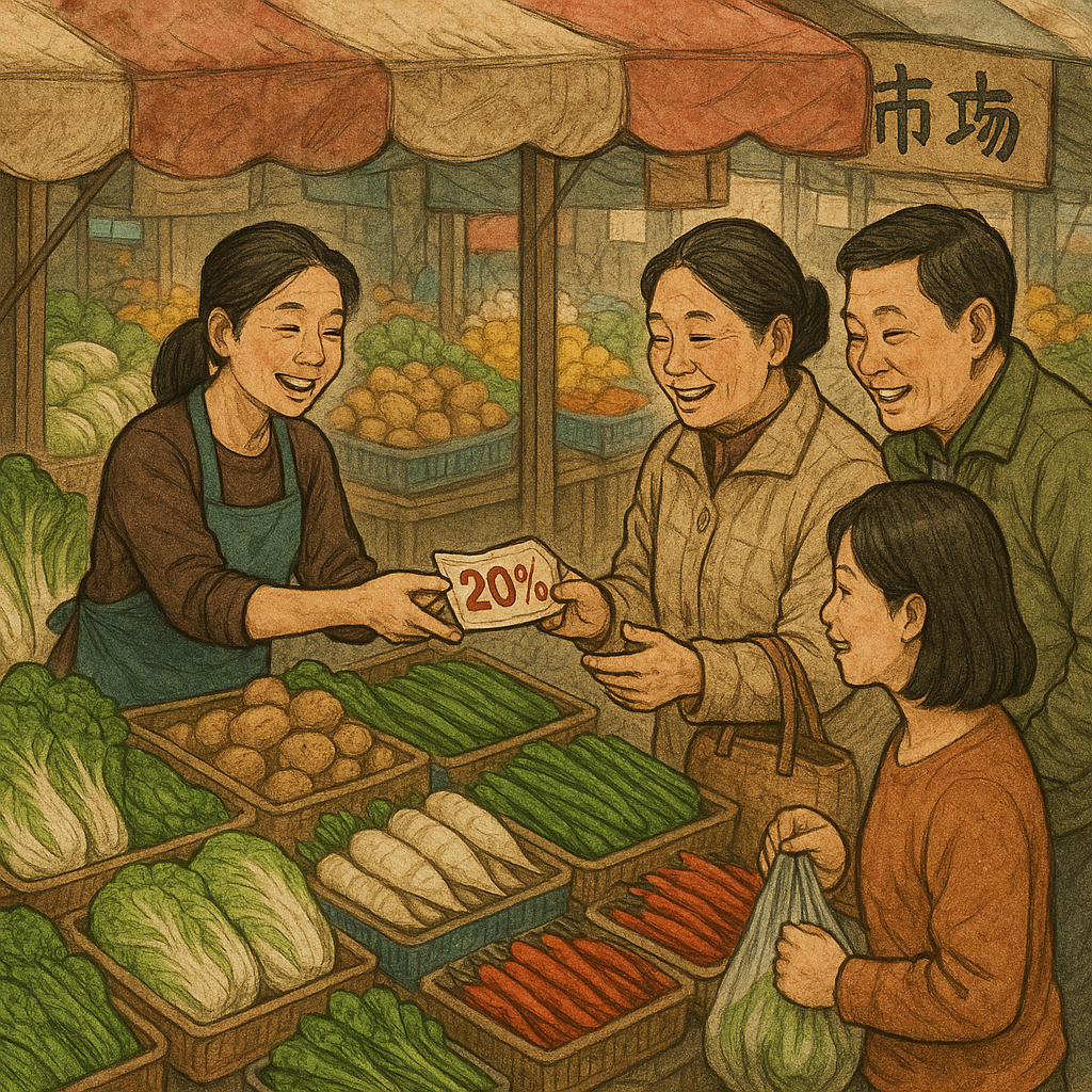 전통시장 농축산물 할인