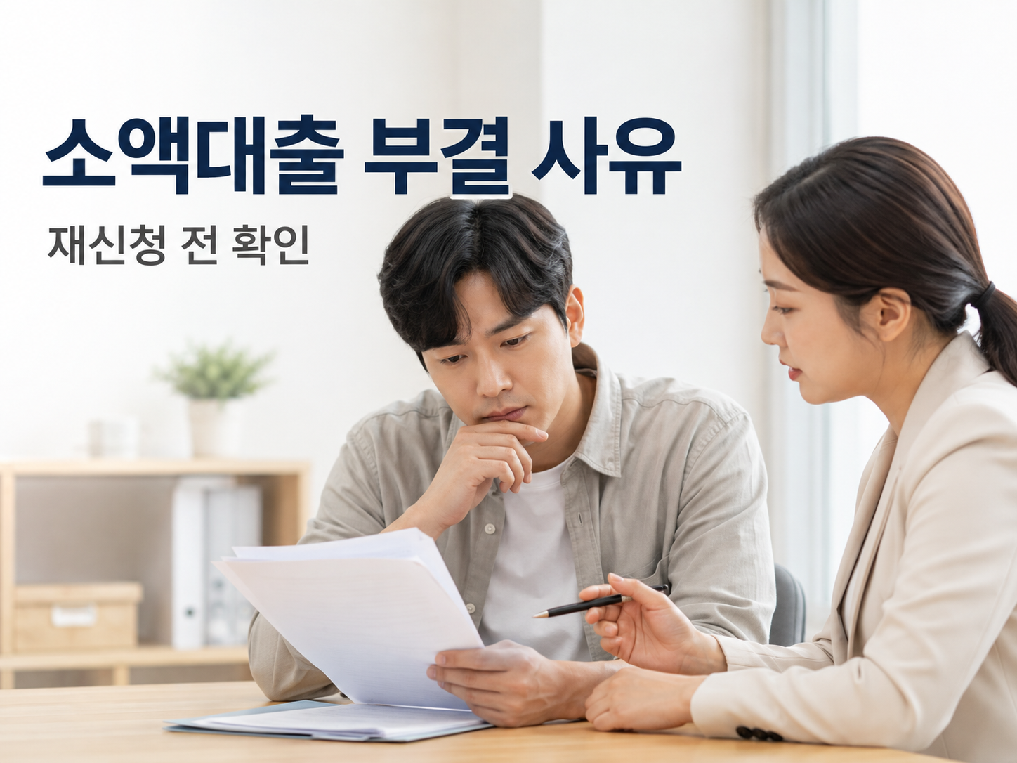 소액대출 부결 사유 상담