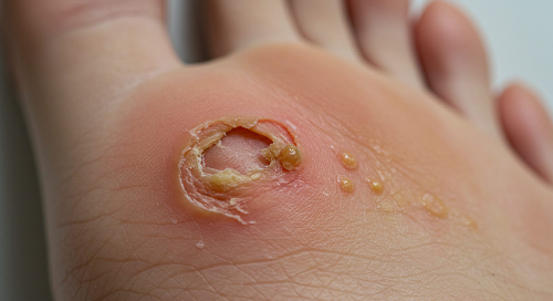 오래 걸으면 발에 수포가 생기는 이유와 관리법 총정리