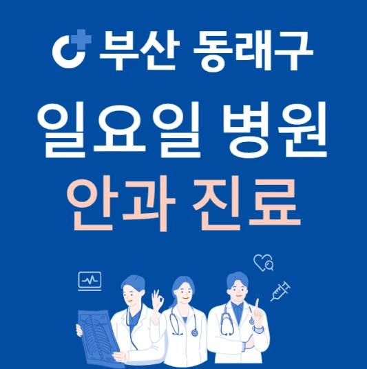 부산-동래구-일요일-안과-진료하는곳-주말에-문여는-동래구-24시간-안과-병원-찾기