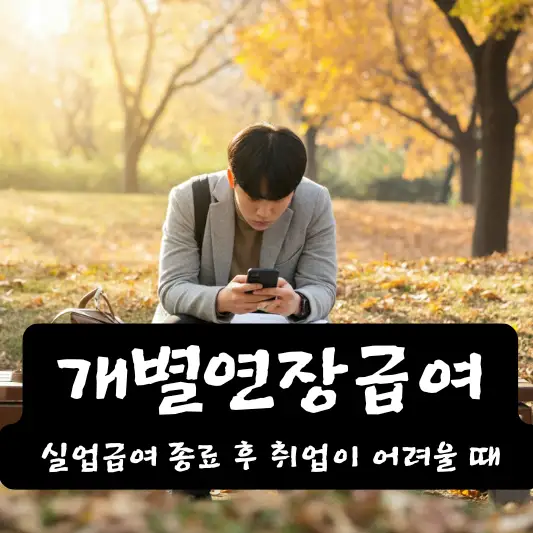 개별연장급여 지급 조건 재산 요건