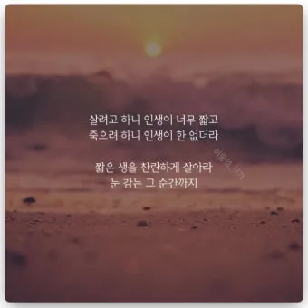 좋은 짧은 글귀 짧지만 감동적인 글귀 베스트10 정리_26