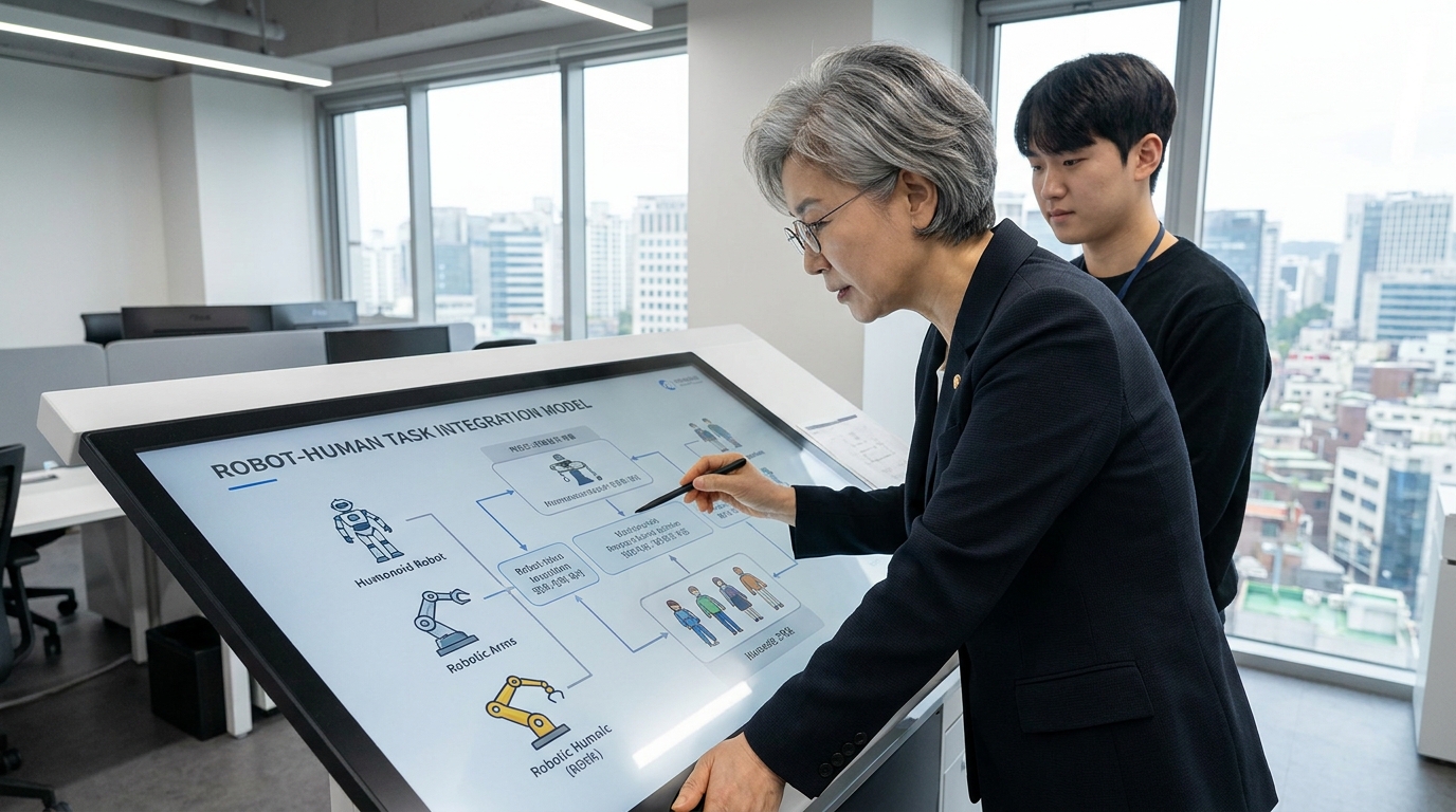 로봇과 인간의 업무 분담을 설계하는 전문 시니어 어드바이저