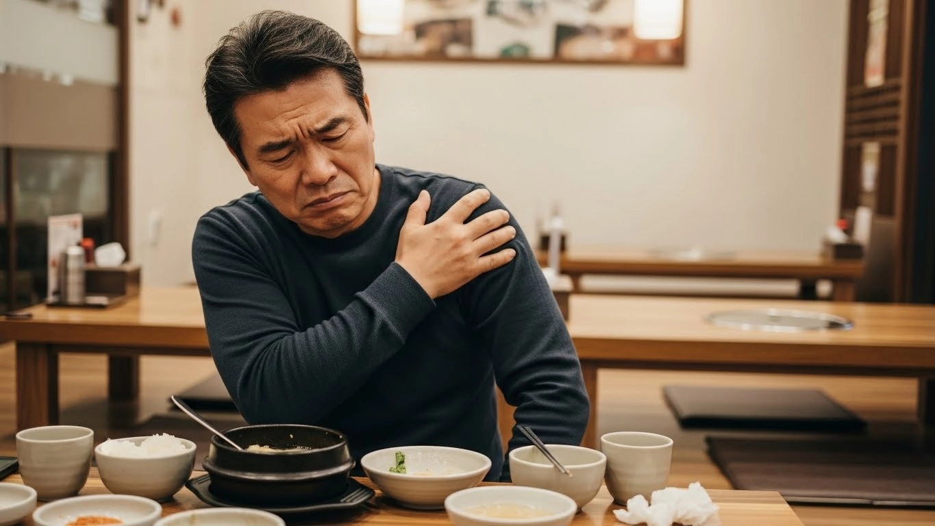 소화제 먹어도 낫지 않는 &amp;#39;등 통증&amp;#39;&amp;#44; 위장이 아닐 수 있습니다