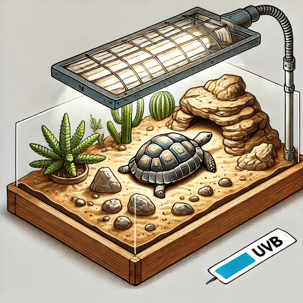 육지거북이 테라리움 이미지