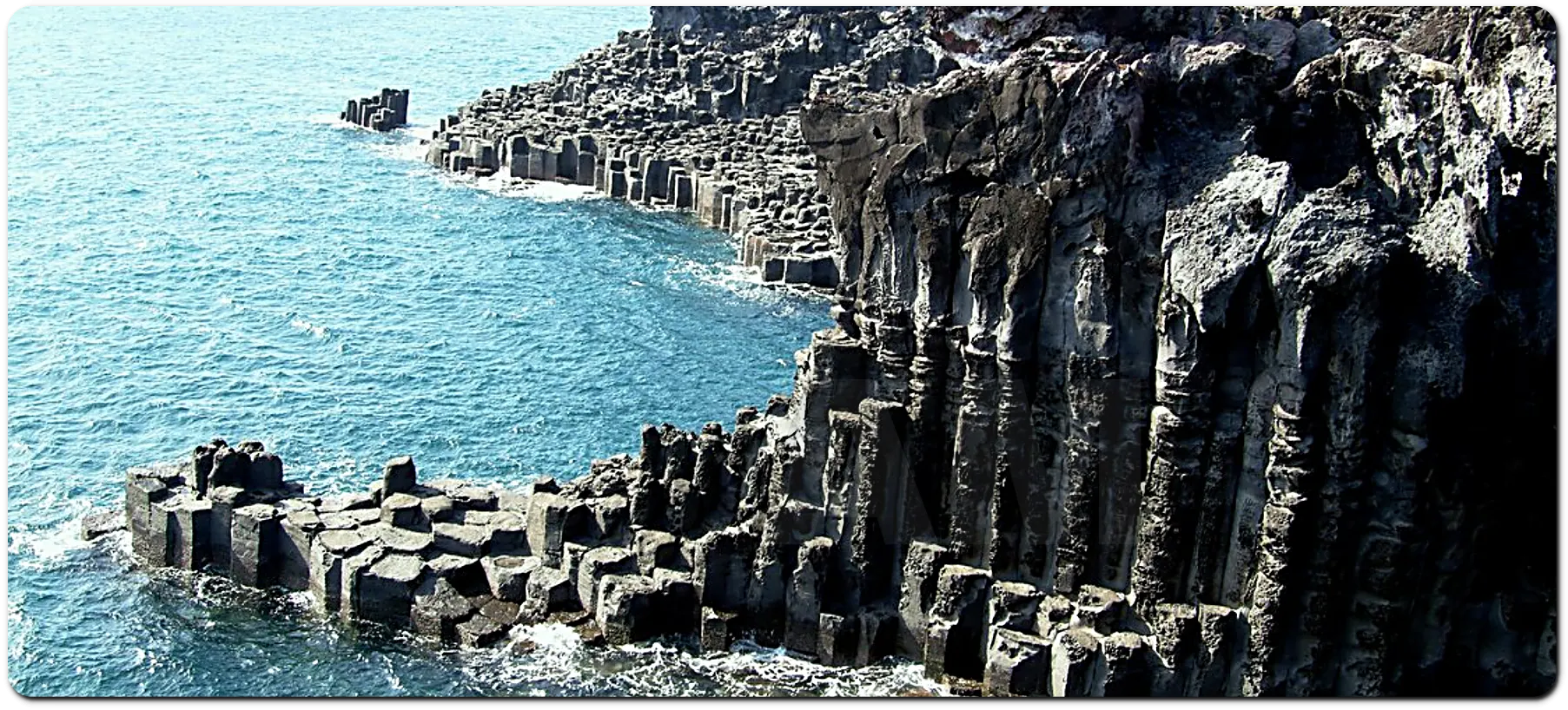 주상절리대 중무대포해안