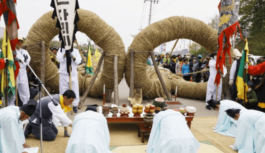 충남 당진 기지시줄다리기 축제 4월1