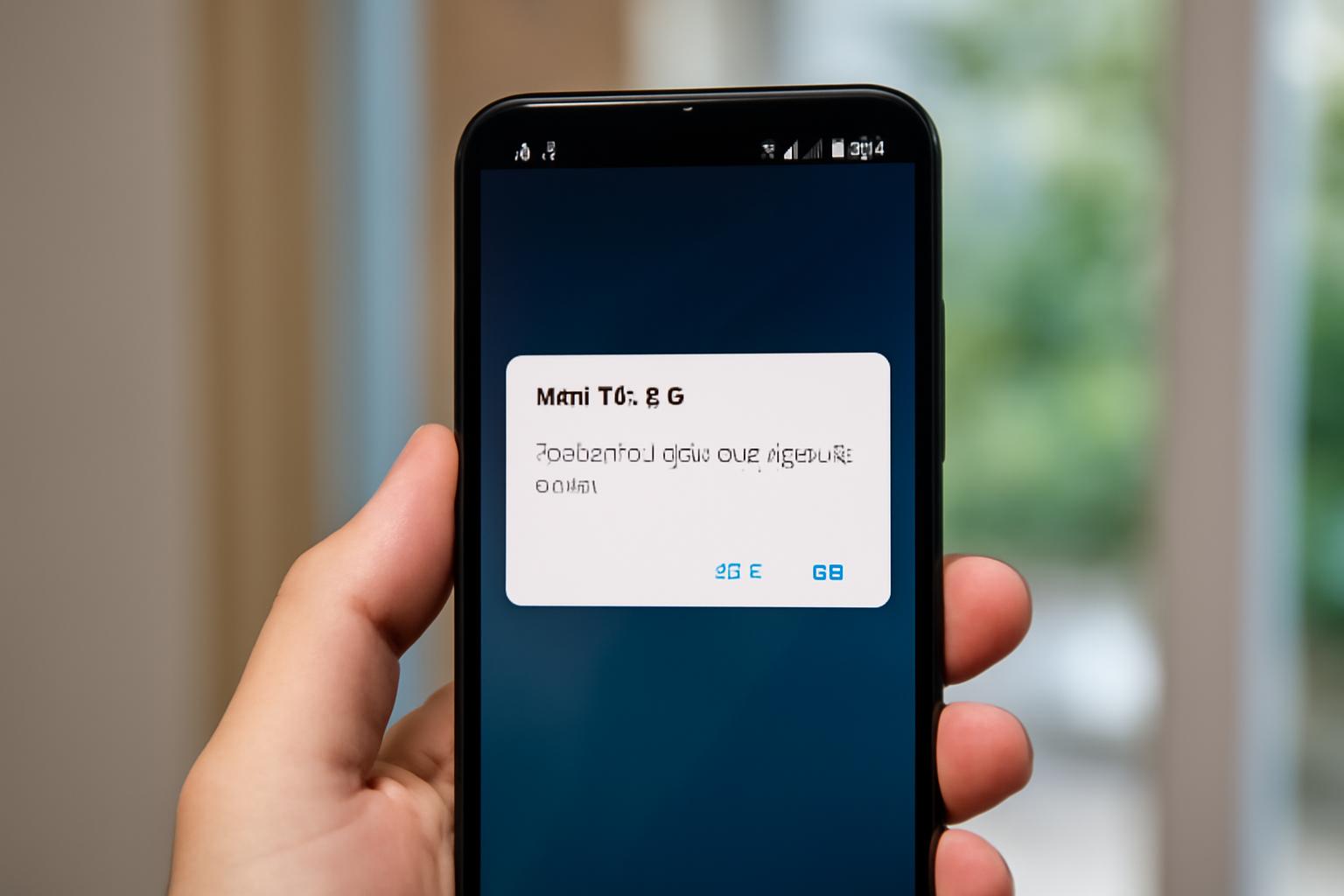 유심 오류 문자