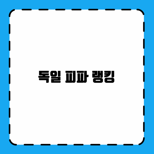 독일 피파 랭킹