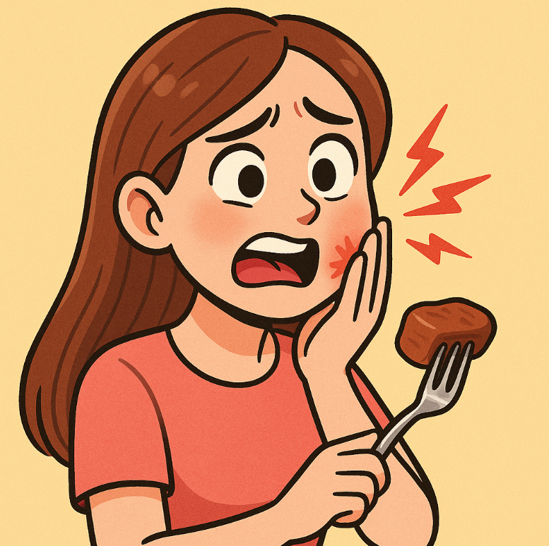 요즘 자꾸 음식을 먹다가 볼을 씹어요