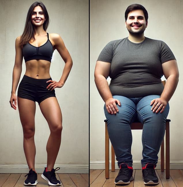 유전적으로 살이 잘 찌는 체질