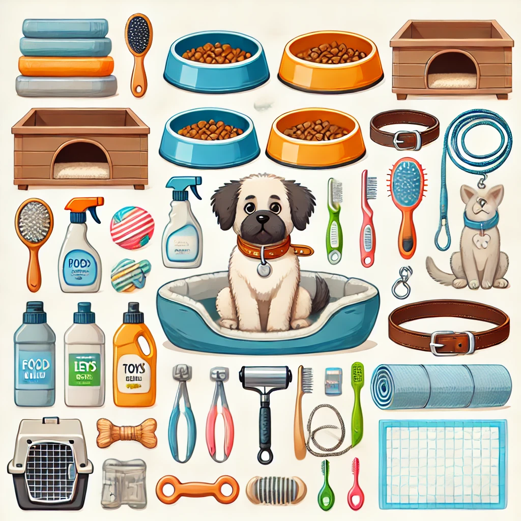 강아지 키울때 필수용품 관련사진