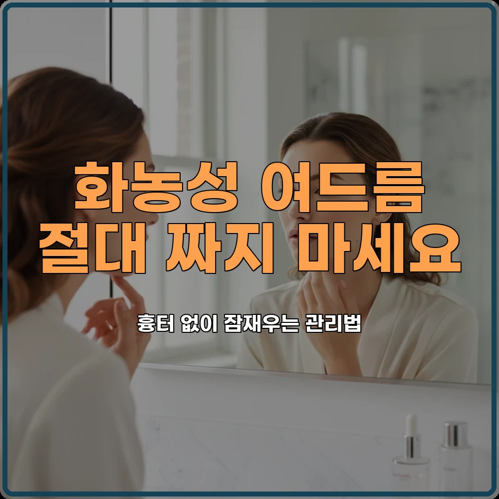 화농성여드름