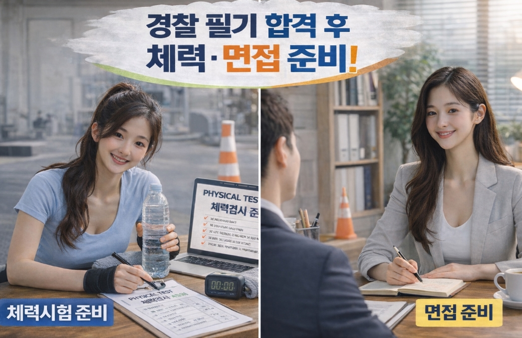 2026년 1차 경찰시험 필기 합격 후 준비 절차! 총정리!