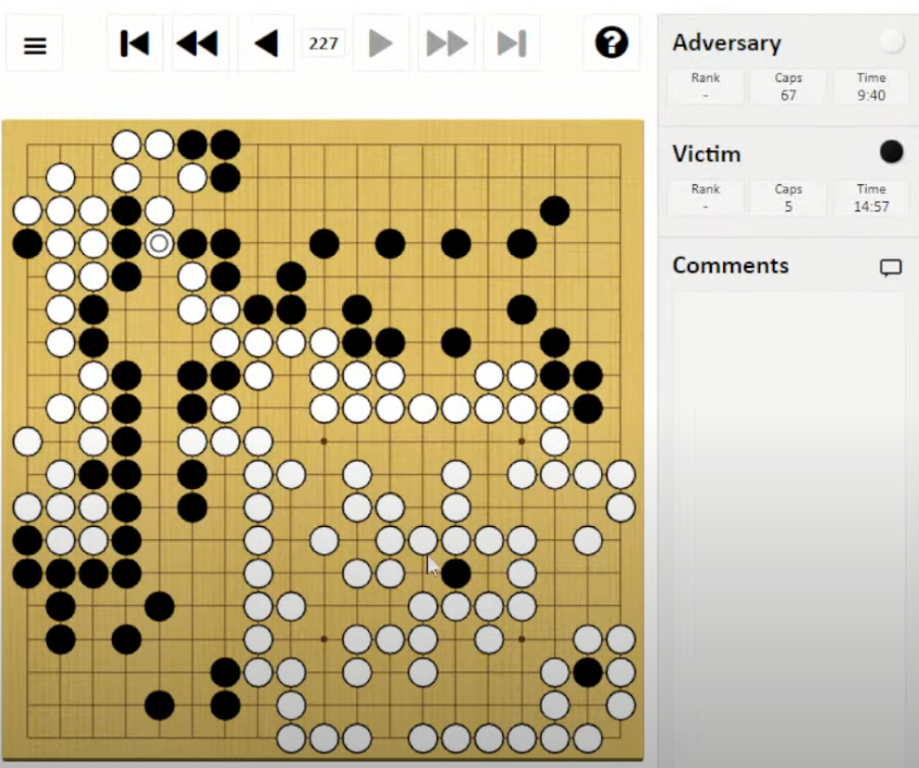 인공지능이 9점을 먼저두고 시작한 바둑-후