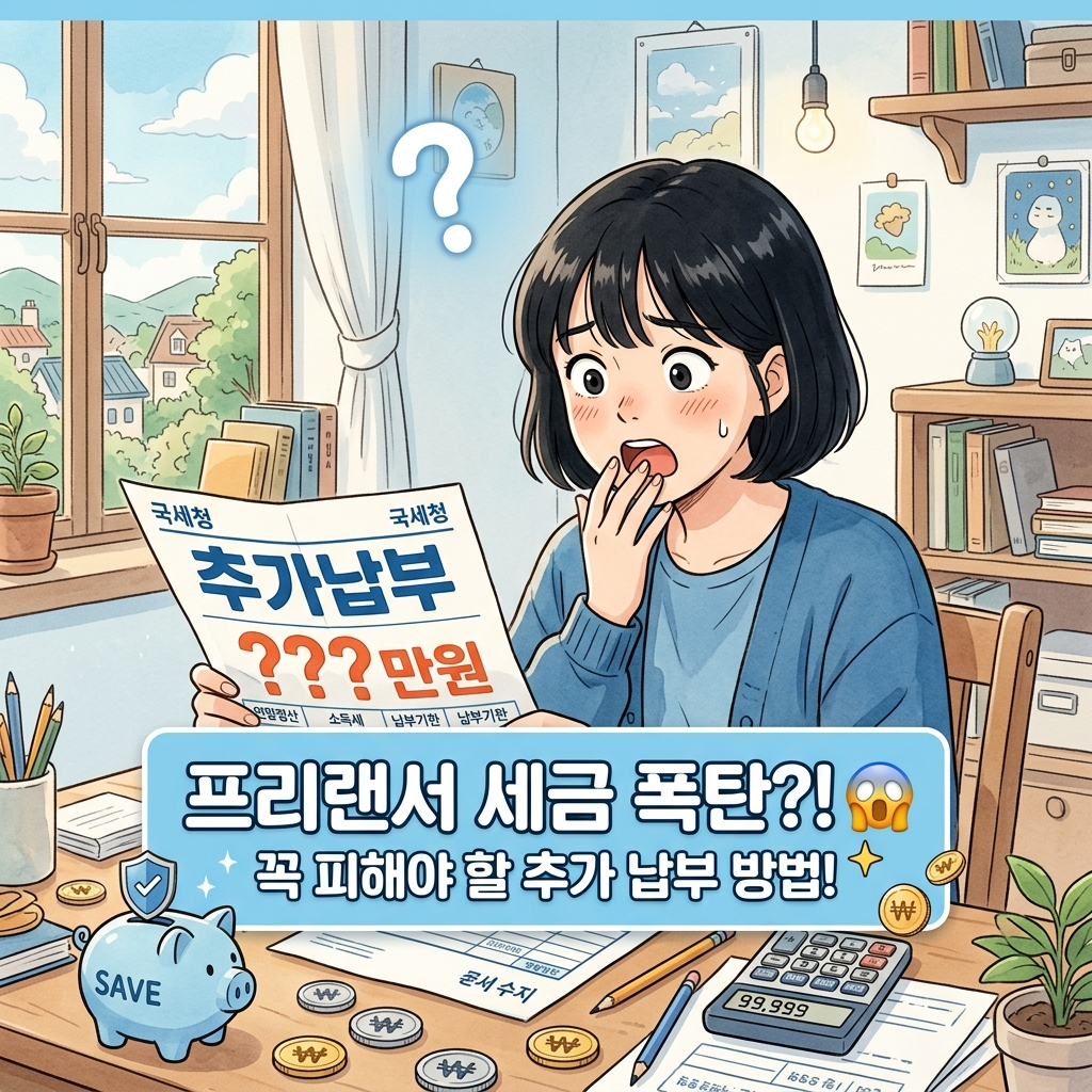 프리랜서 종합소득세 세금 폭탄 피하는 절세 핵심 전략 2026