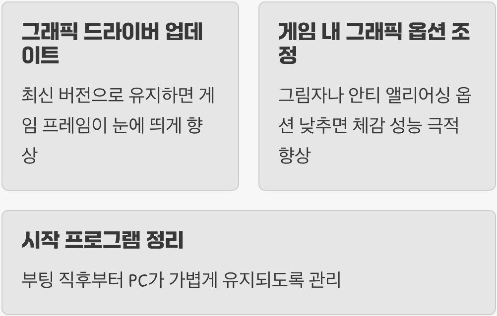진짜 최적화는 당신 손에 있습니다