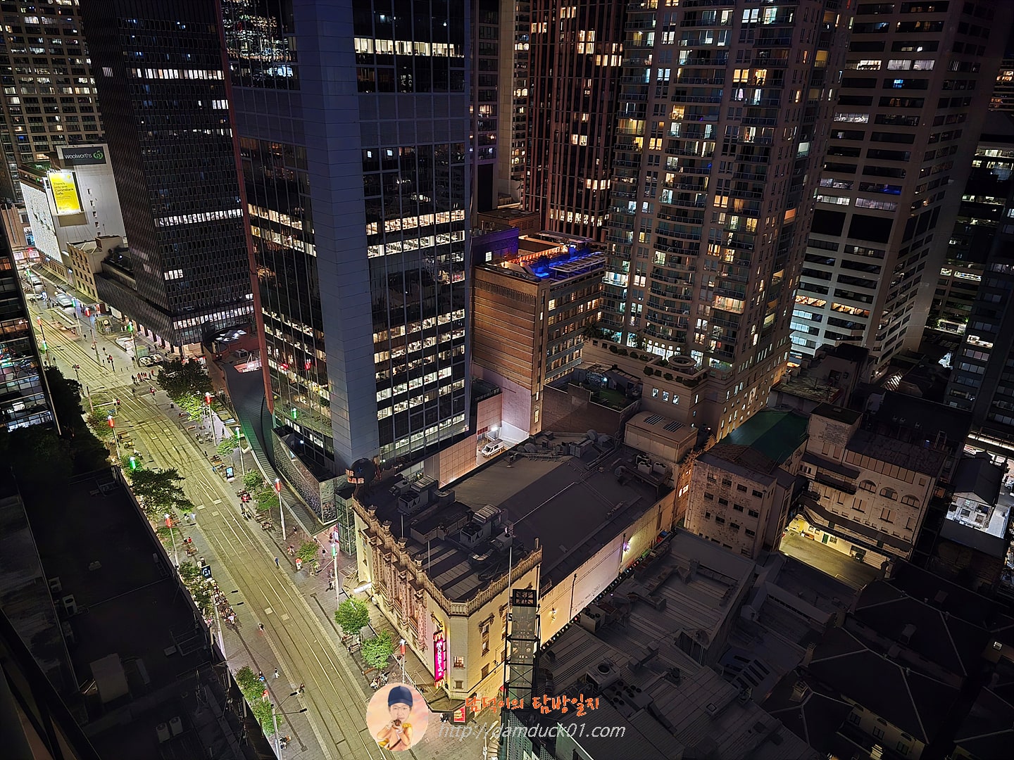 메리톤 스위트 켄트 스트리트, 시드니 야경