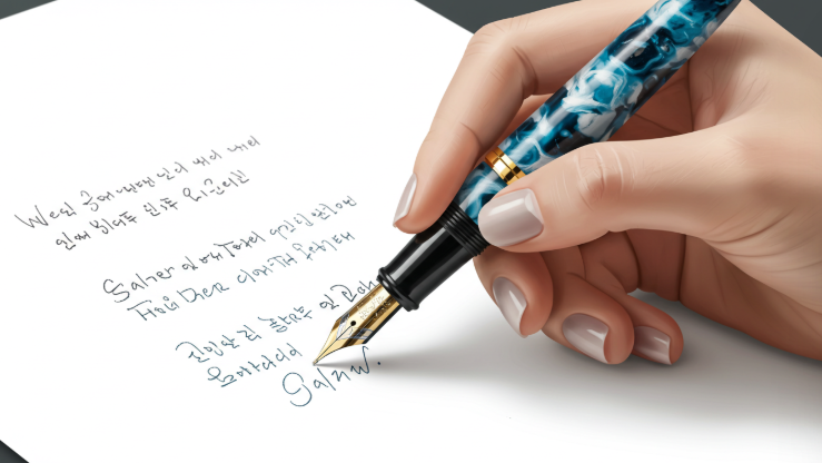 만년필 쓰는 법