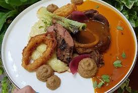 체코 대포 음식과 스튜 맛집 간판 사진