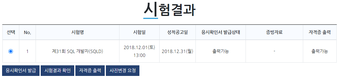 SQLD 시험 합격 후기 및 SQLD 요점 정리 파일 공유