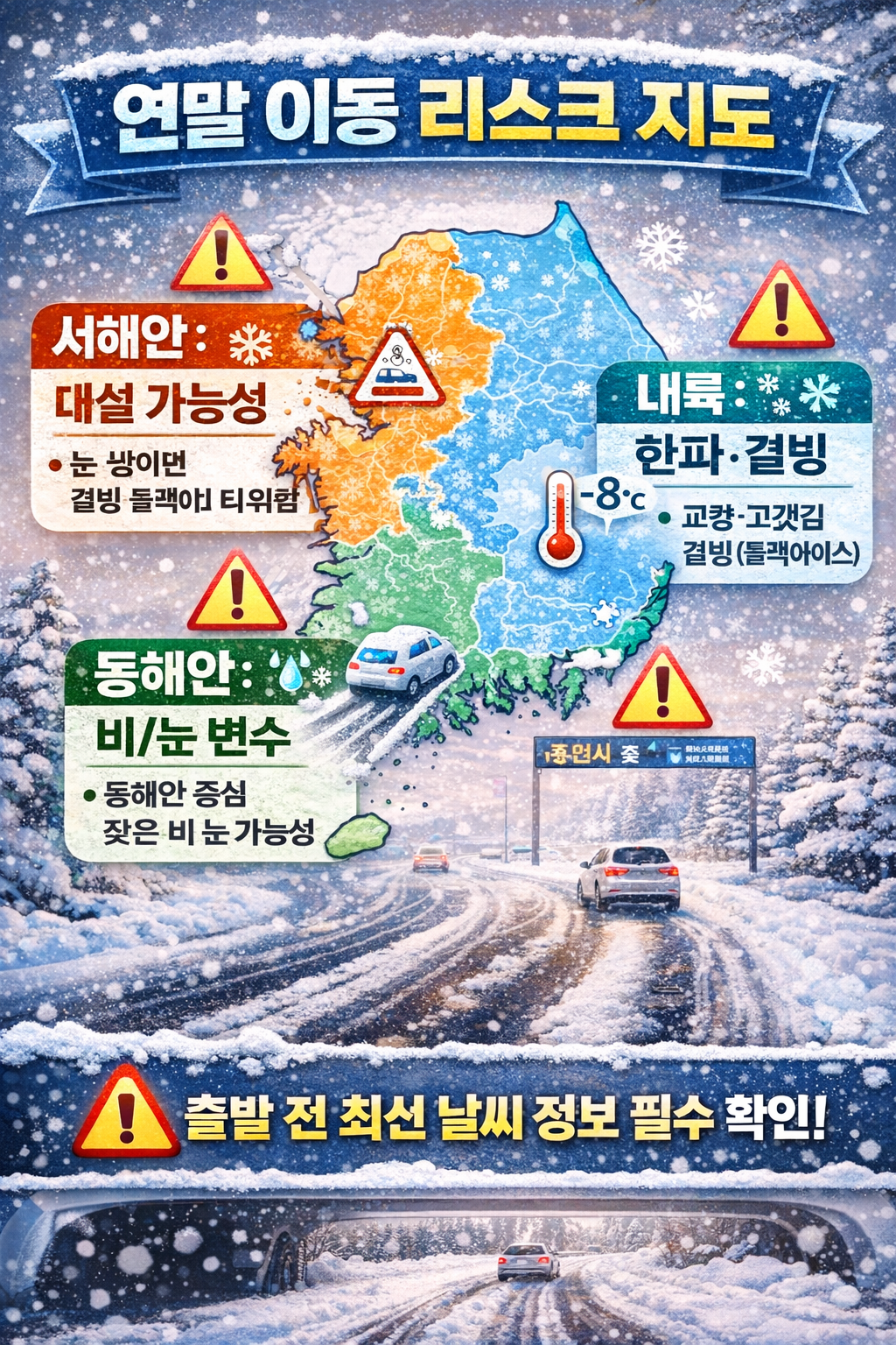 크리스마스 년말 년시 날씨 전망