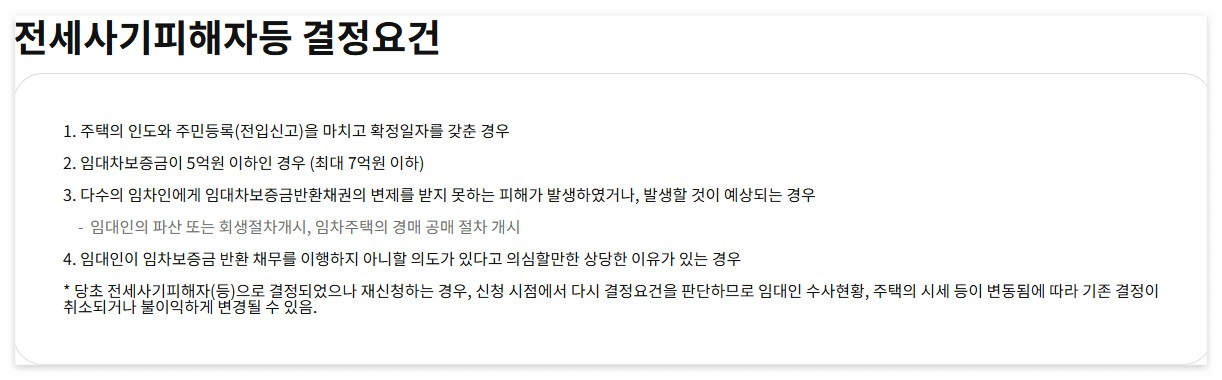 전세사기 피해지원
