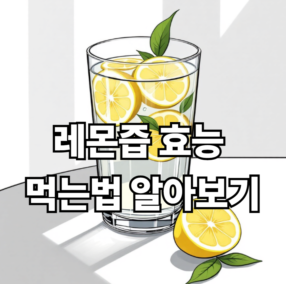 레몬즙 효능