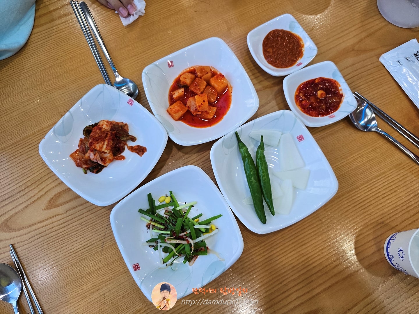 최미삼순대국 반찬