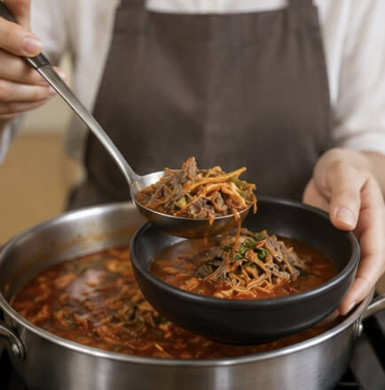 육개장 맛있게 끓이는법
