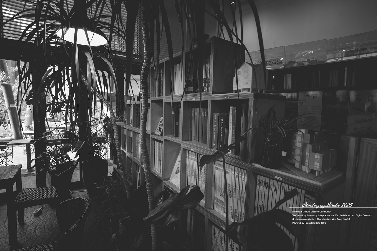 #용인 #카페 #건축가의서재 #책