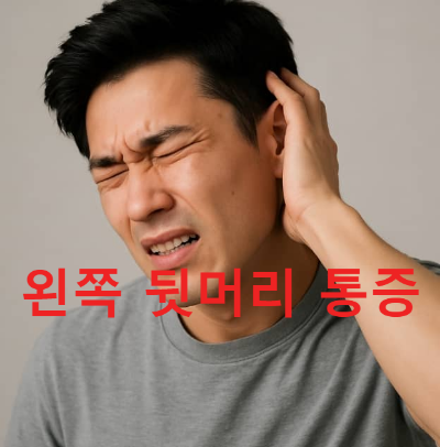 왼쪽 뒷머리 통증
