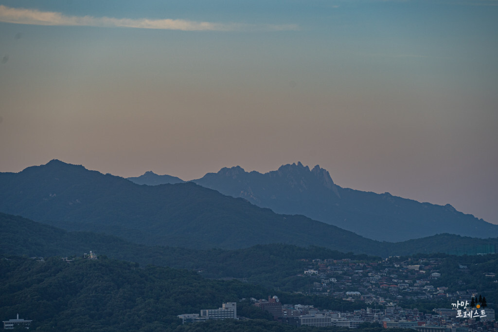 잠두봉 포토 아일랜드 북한산 도봉산