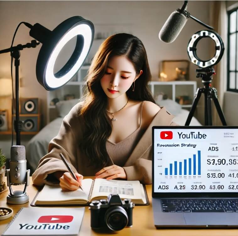 유튜버를 위한 수익화 전략 관련 이미지