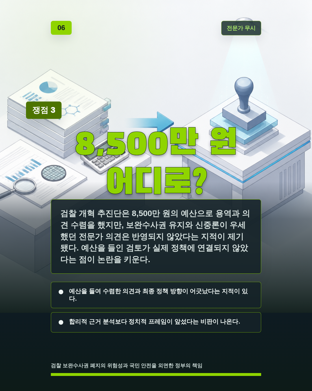 8,500만 원 어디로?