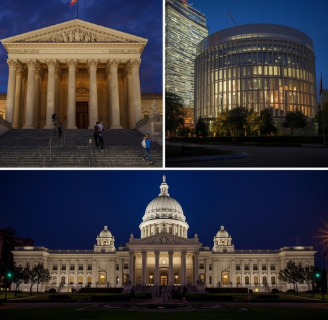 법원이나 국회의사당 이미지