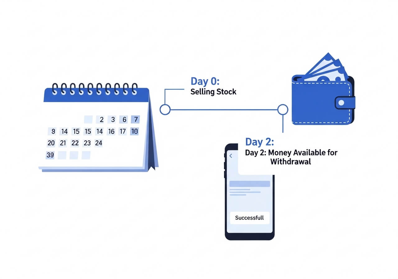 국내주식 매도후 입금
