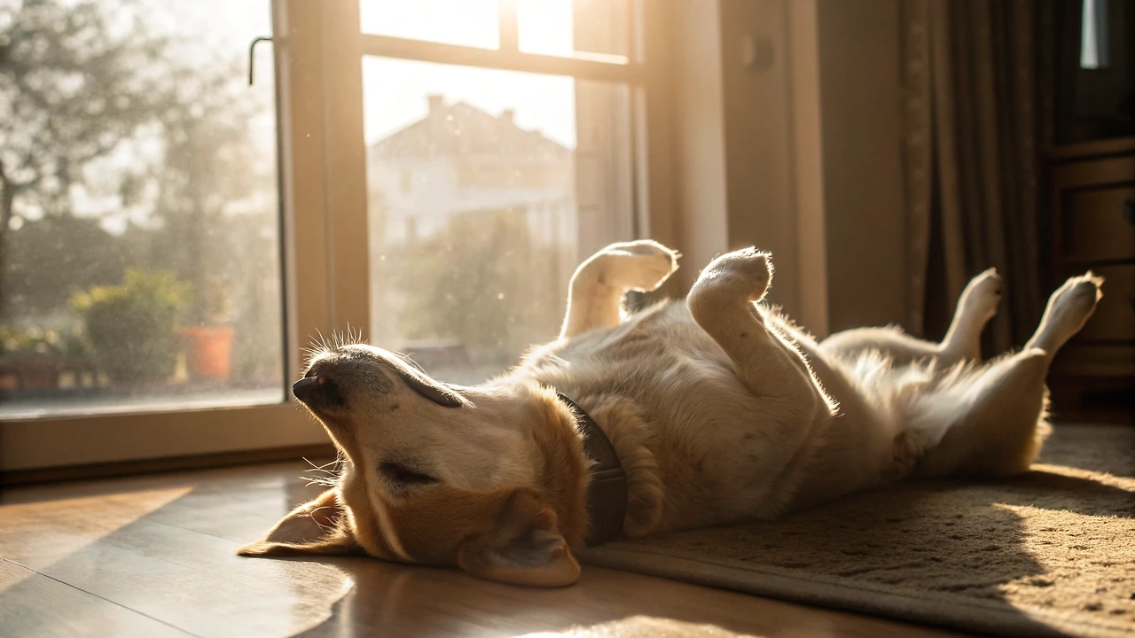 강아지잠자는자세